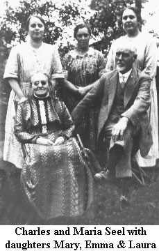 Charles and Maria Seel with Mary, Emma and Laura